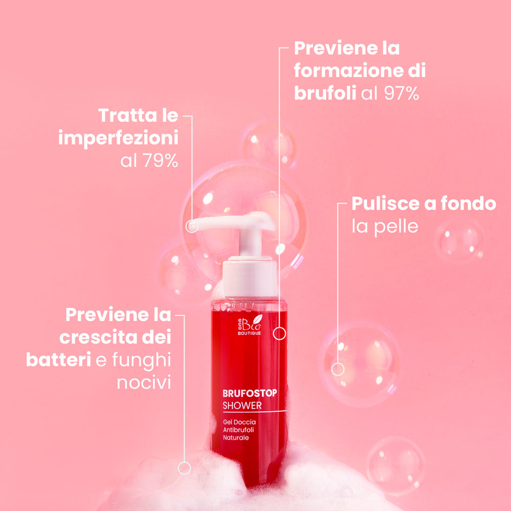 Brufostop Shower - Gel Doccia Anti Brufoli Naturale | Eco Bio Boutique