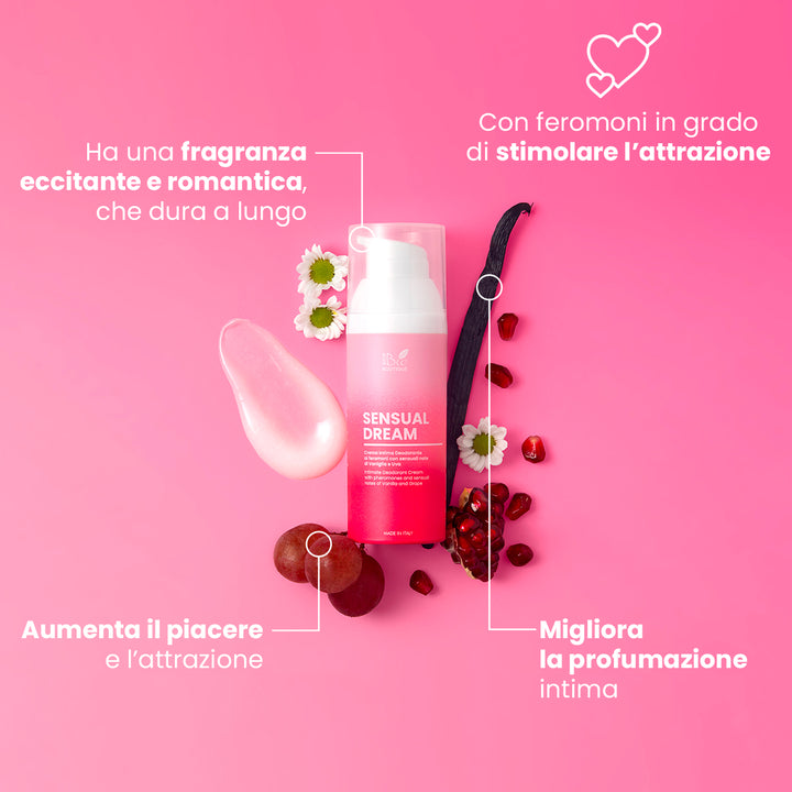 Sensual Dream - Crema Intima Deodorante con feromoni | Eco Bio Boutique
