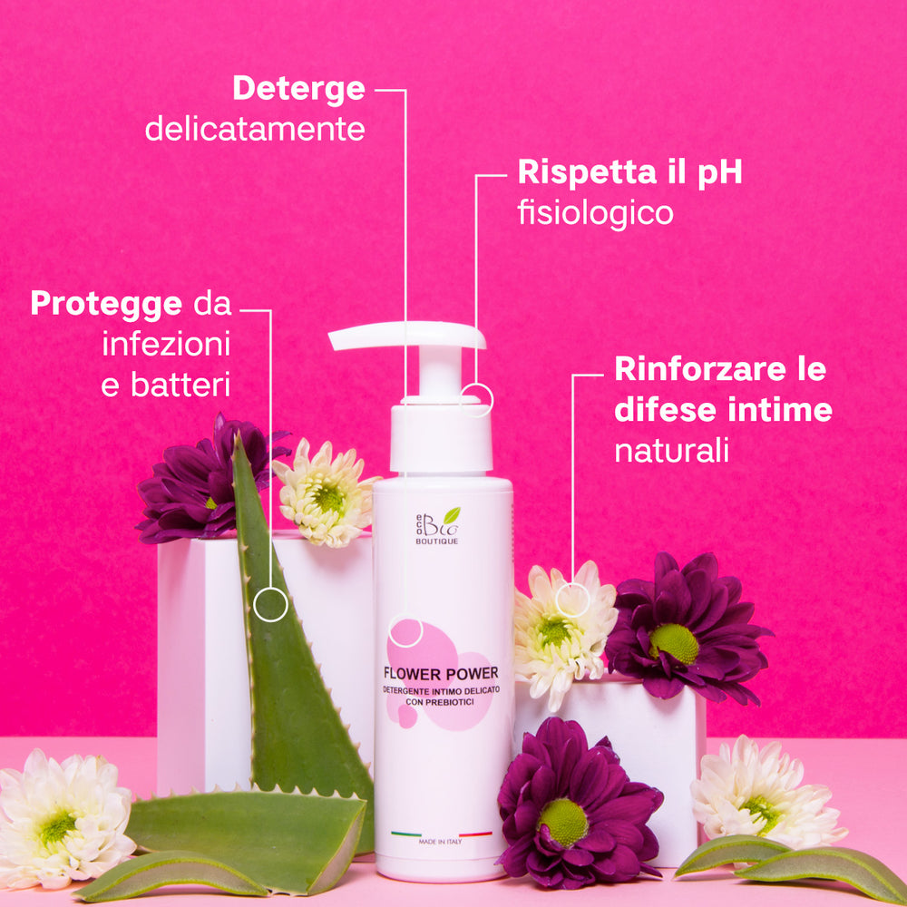 Flower Power - Detergente Intimo Delicato con Prebiotici | Eco Bio Bou…