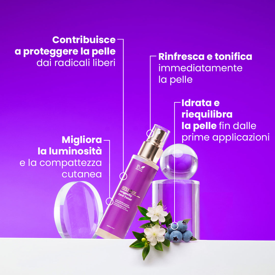 Longevity Face Toner - Rinfrescante, Illuminante, Rivitalizzante | Eco Bio Boutique