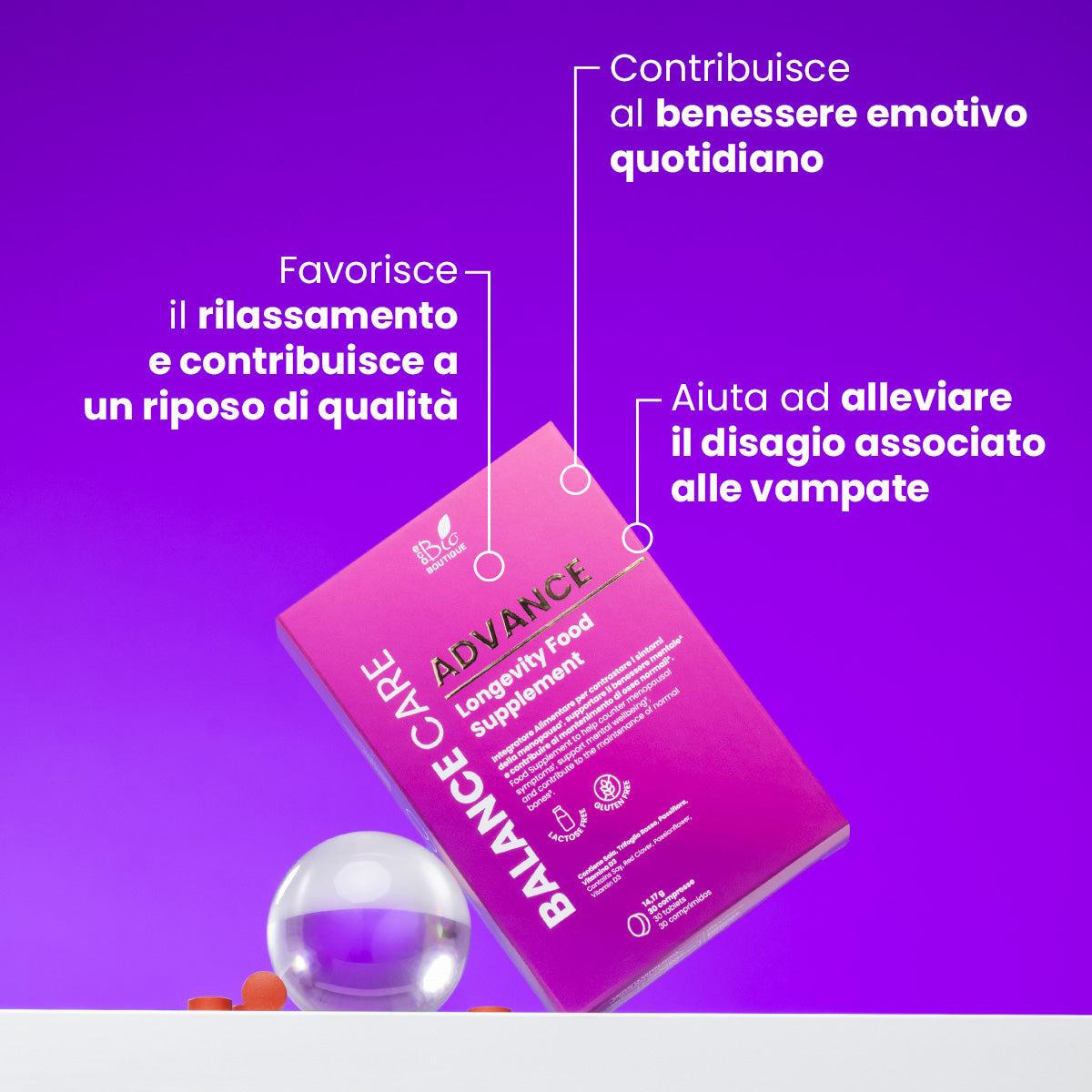 Longevity Food Supplement - Integratore Alimentare per favorire il benessere in menopausa | Eco Bio Boutique