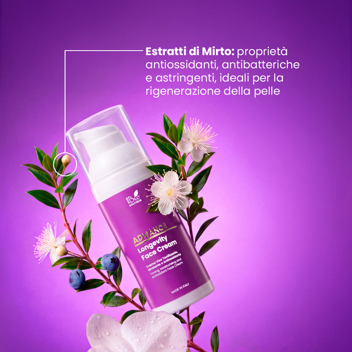 Longevity Face Cream - Tonificante, Idratante, Antiossidante | Eco Bio Boutique