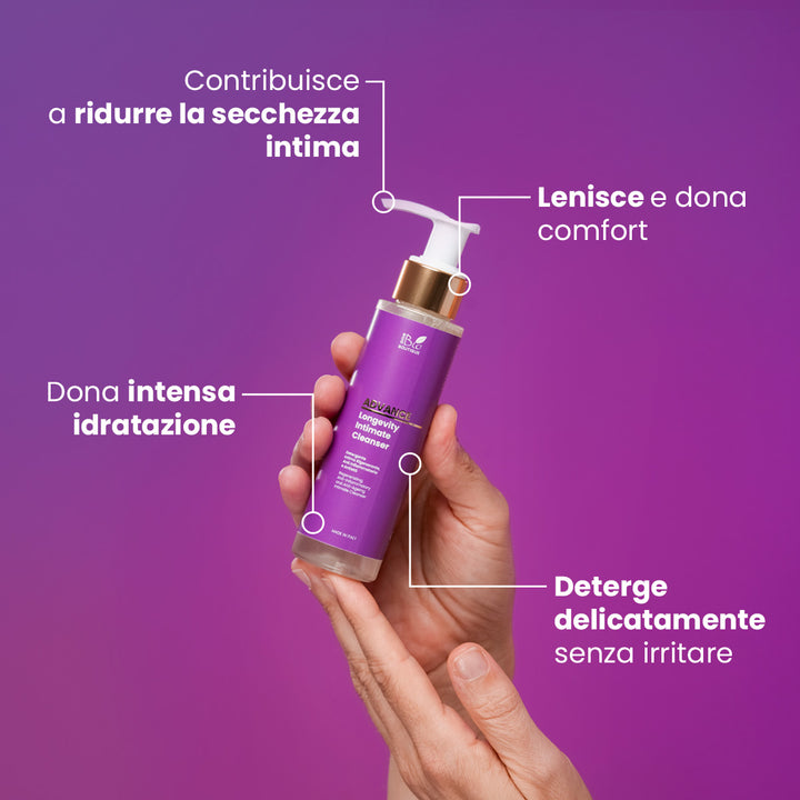 Longevity Intimate Cleanser - Rigenerante, Anti Infiammatorio, Antietà | Eco Bio Boutique