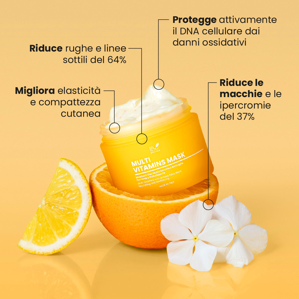 Multi Vitamin Mask - Antirughe, Nutriente, Rivitalizzante | Eco Bio Boutique