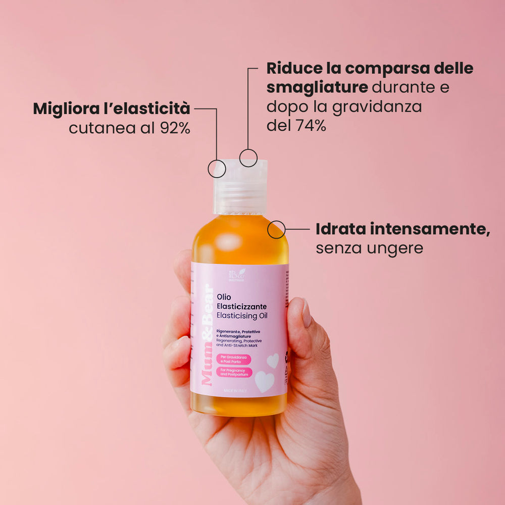 Olio Elasticizzante Mamma - Rigenerante, Protettivo, Antismagliature | Eco Bio Boutique