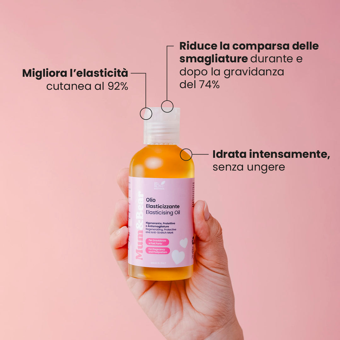 Olio Elasticizzante Mamma - Rigenerante, Protettivo, Antismagliature | Eco Bio Boutique