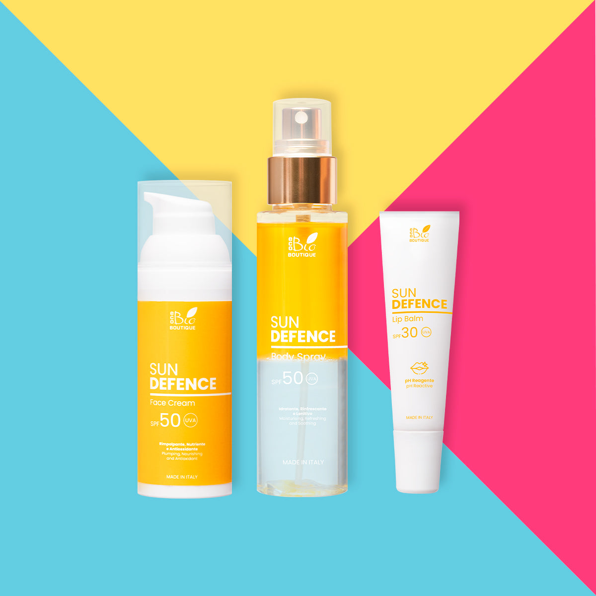 Sun Defence Bundle Pro - Set completo per proteggere la pelle durante tutta l’estate | Eco Bio Boutique
