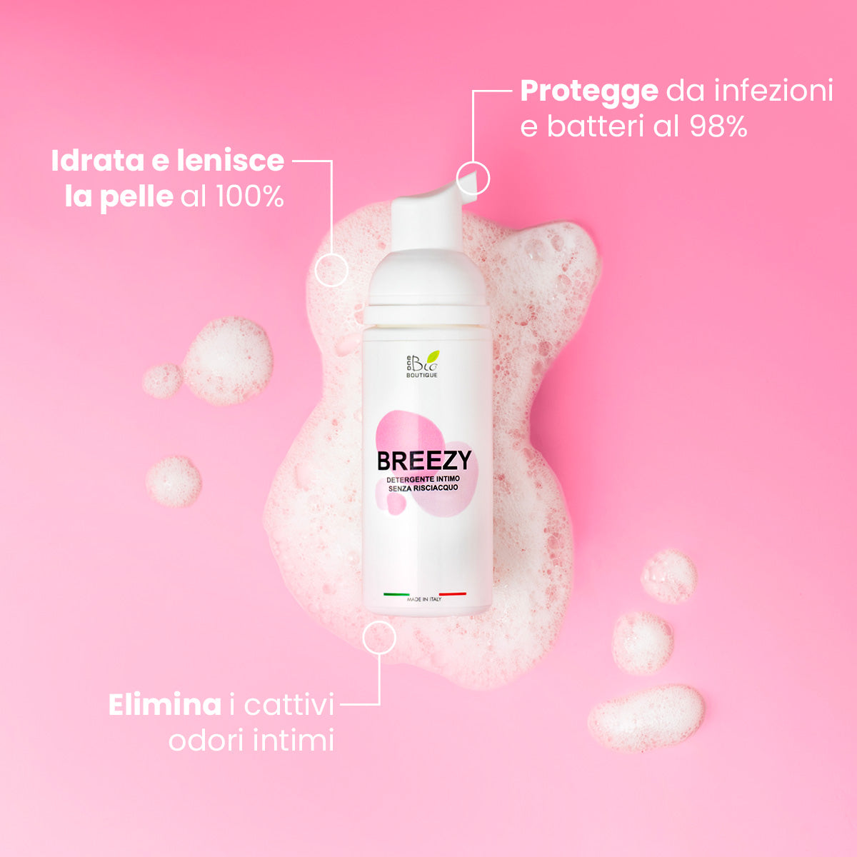 Breezy - Detergente Intimo senza risciacquo | Eco Bio Boutique