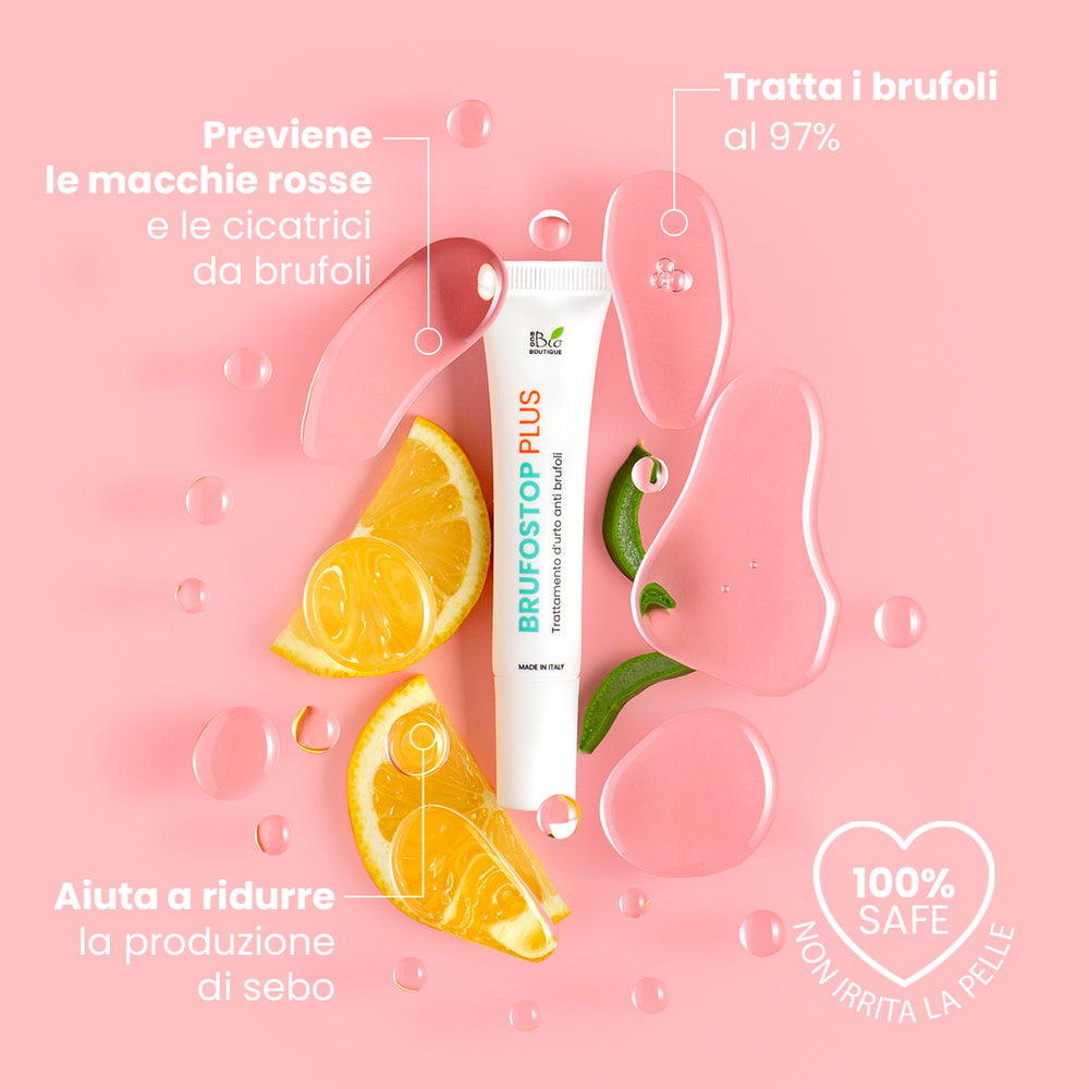 Brufostop Plus - Trattamento d’urto anti brufoli | Eco Bio Boutique