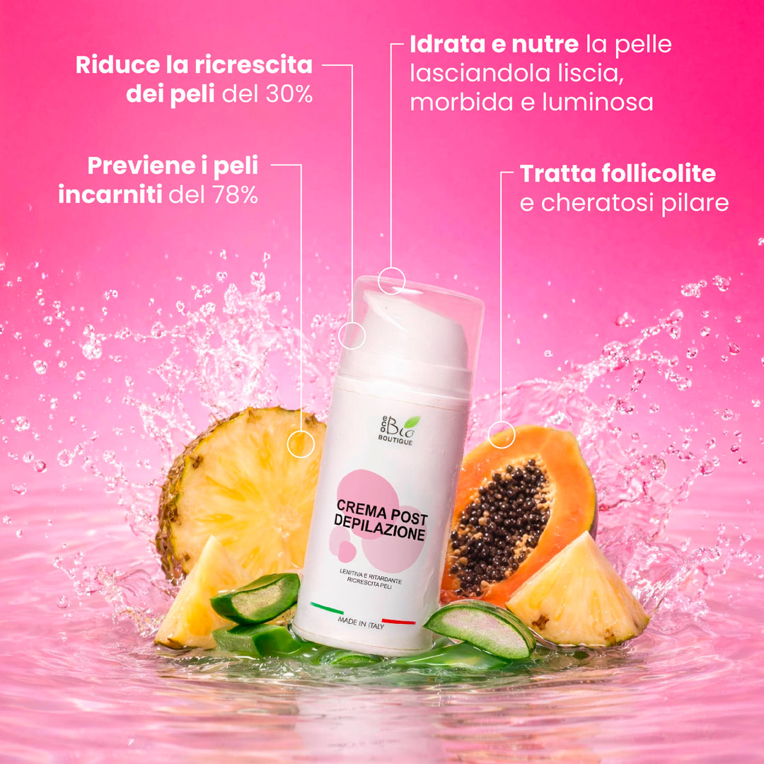 Crema Post Depilazione Lenitiva Ritardante Ricrescita Peli | Eco Bio Boutique