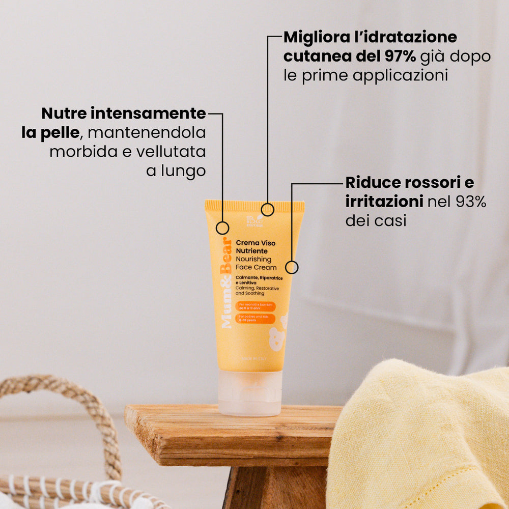 Crema Viso Nutriente Baby & Kids - Calmante, Riparatrice, Lenitiva | Eco Bio Boutique