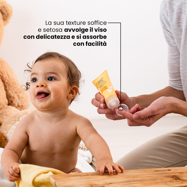 Crema Viso Nutriente Baby & Kids - Calmante, Riparatrice, Lenitiva | Eco Bio Boutique