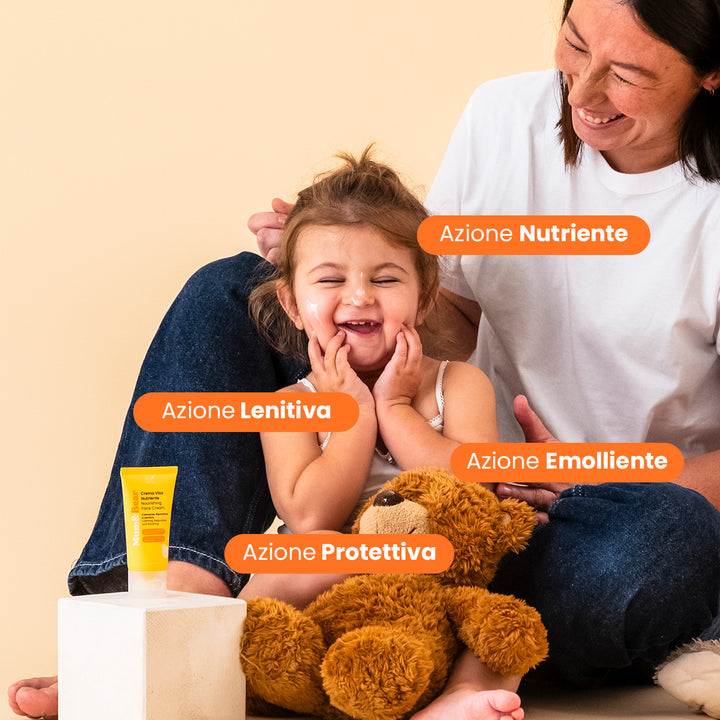 Crema Viso Nutriente Baby & Kids - Calmante, Riparatrice, Lenitiva | Eco Bio Boutique