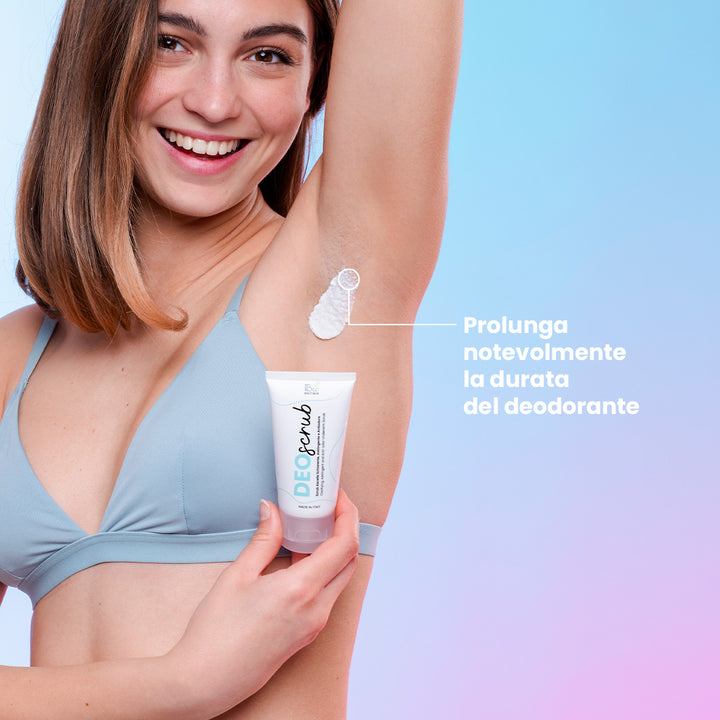 DeoScrub - Scrub Ascelle Schiarente, Astringente e Antiodore | Eco Bio Boutique