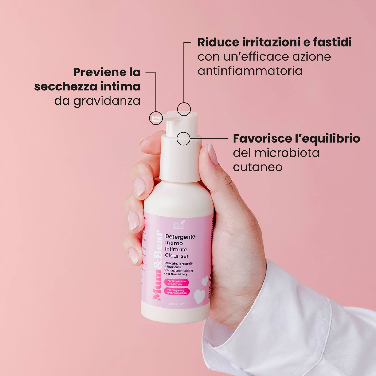 Detergente Intimo Mamma - Antinfiammatorio, Lenitivo, Anti Secchezza | Eco Bio Boutique