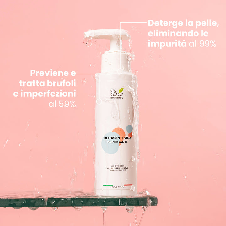 Detergente Viso Purificante - Anti imperfezioni, Lenitivo e Seboregolatore | Eco Bio Boutique