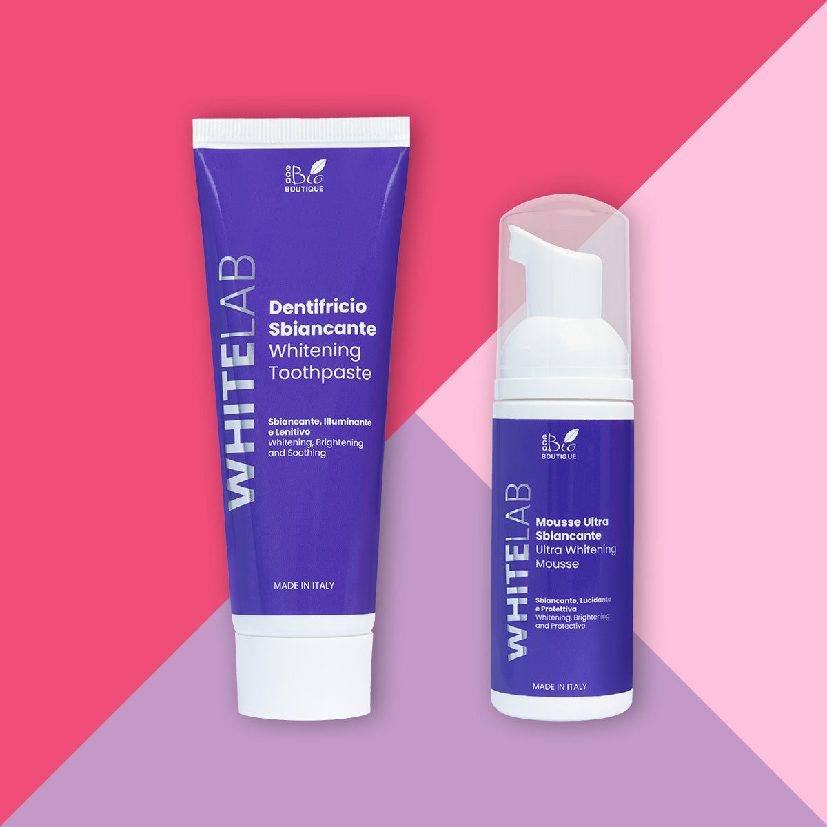 White Lab Set - Routine Sbiancamento Denti | Eco Bio Boutique