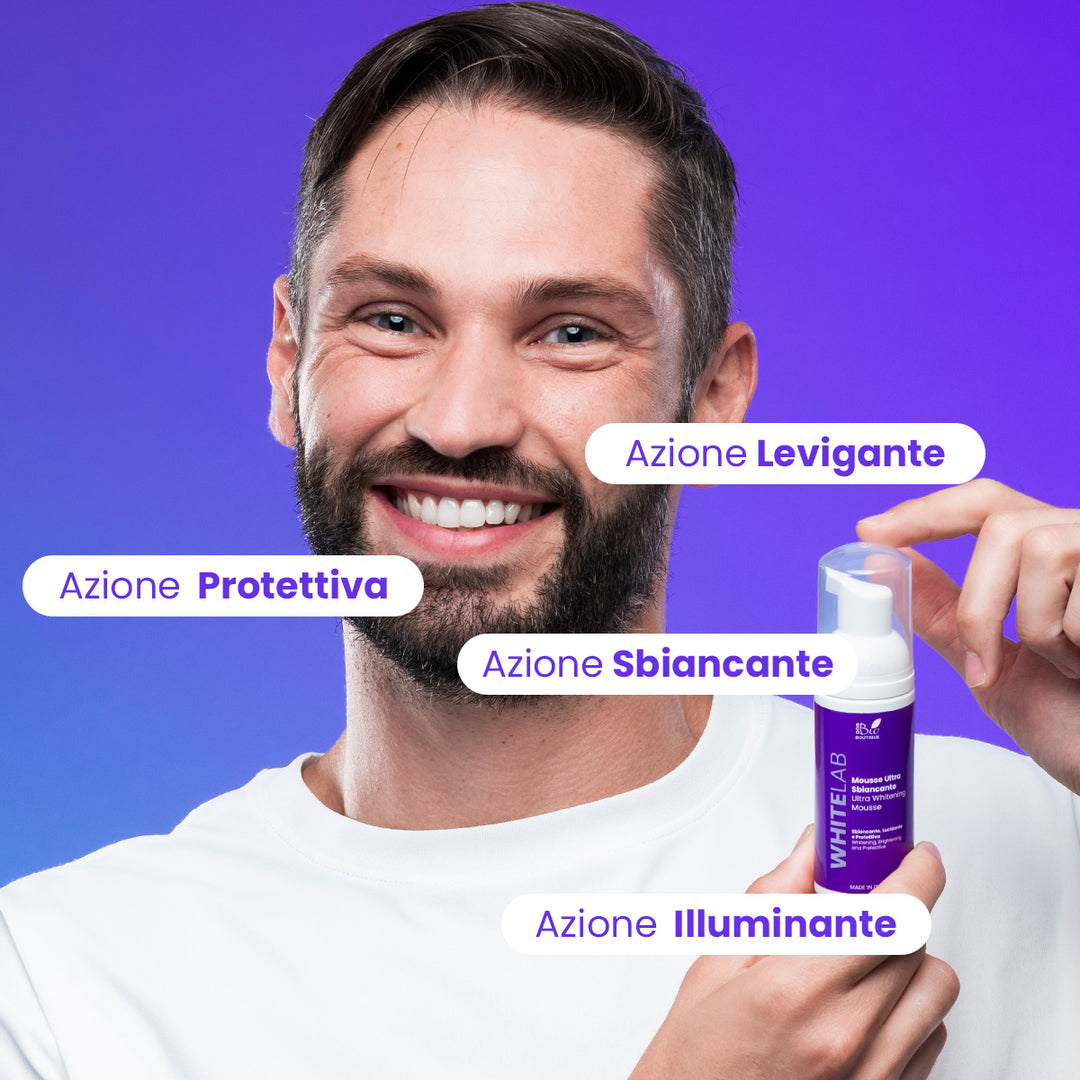 Mousse Ultra Sbiancante - White Lab Sbiancante, Lucidante e Protettiva | Eco Bio Boutique