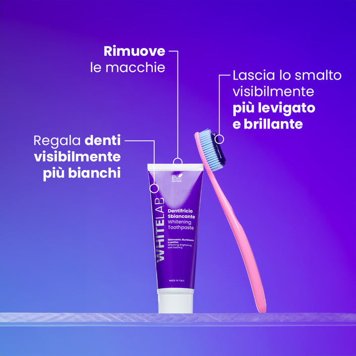 Dentifricio Sbiancante - White Lab Sbiancante, Illuminante e Lenitivo | Eco Bio Boutique