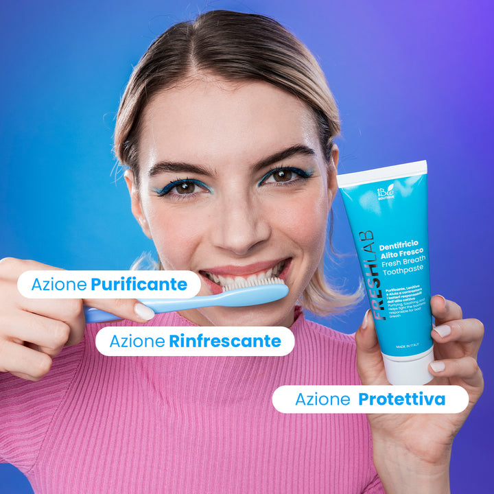 Dentifricio Alito Fresco - Fresh Lab Purificante, Lenitivo e aiuta a contrastare i cattivi odori | Eco Bio Boutique