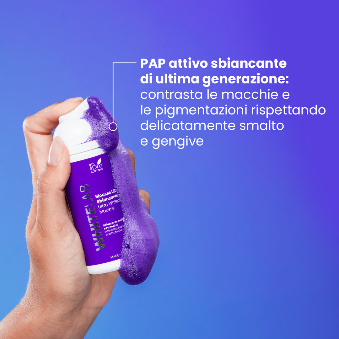 Mousse Ultra Sbiancante - White Lab Sbiancante, Lucidante e Protettiva | Eco Bio Boutique