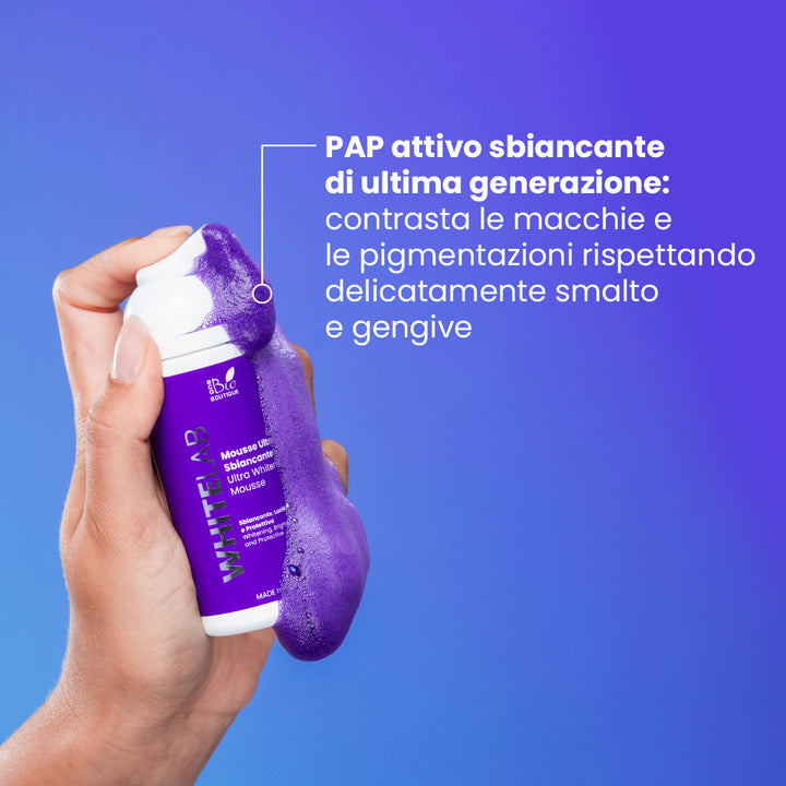 Mousse Ultra Sbiancante - White Lab Sbiancante, Lucidante e Protettiva | Eco Bio Boutique