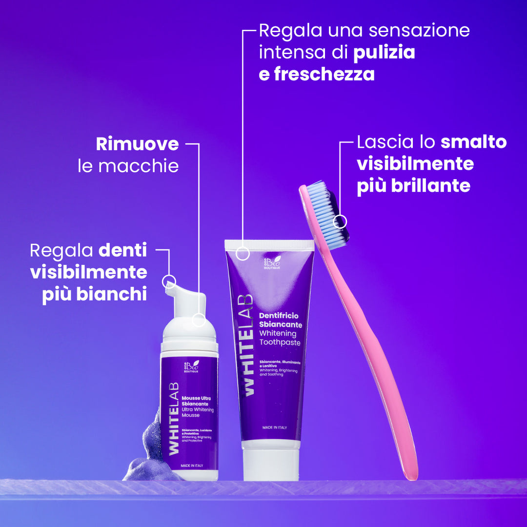 White Lab Set - Routine Sbiancamento Denti | Eco Bio Boutique