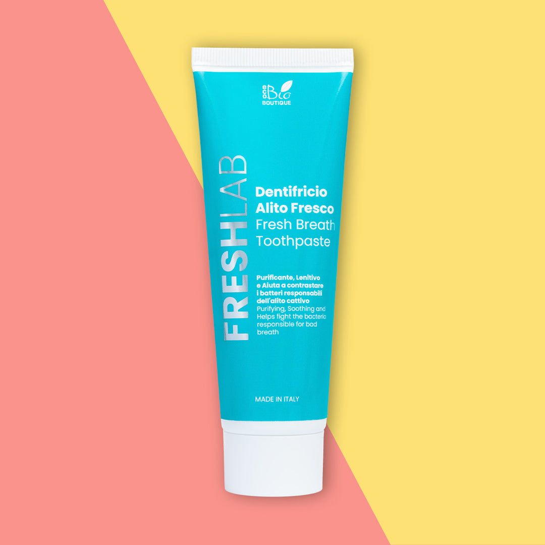 Dentifricio Alito Fresco - Fresh Lab Purificante, Lenitivo e aiuta a contrastare i cattivi odori | Eco Bio Boutique