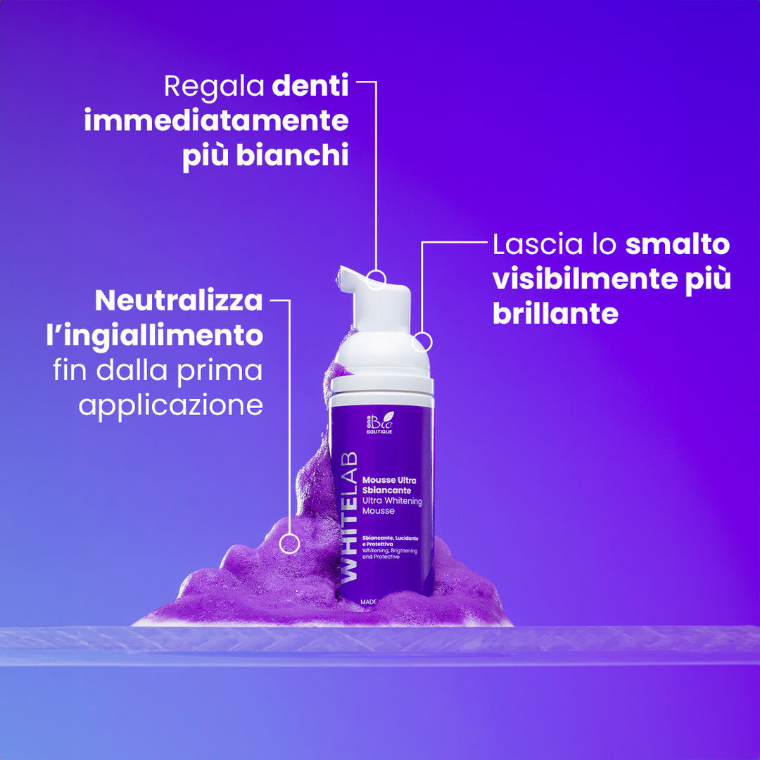 Mousse Ultra Sbiancante - White Lab Sbiancante, Lucidante e Protettiva | Eco Bio Boutique