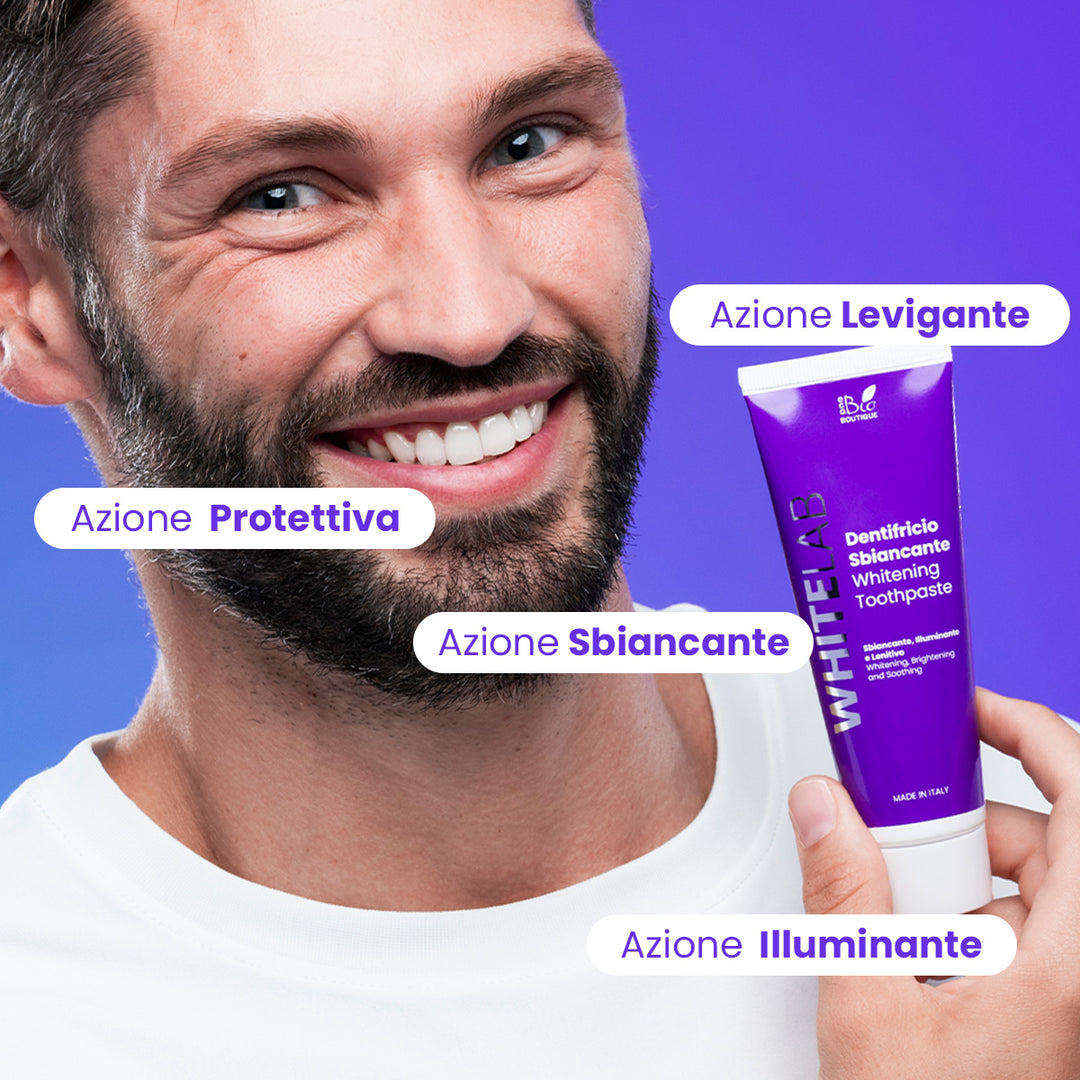 Dentifricio Sbiancante - White Lab Sbiancante, Illuminante e Lenitivo | Eco Bio Boutique