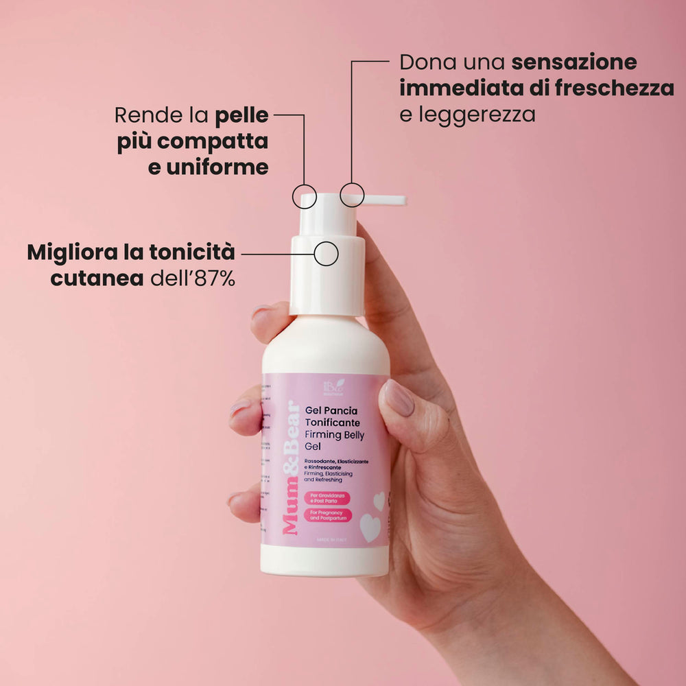 Gel Pancia Tonificante Mamma - Rassodante, Elasticizzante, Rinfrescante | Eco Bio Boutique