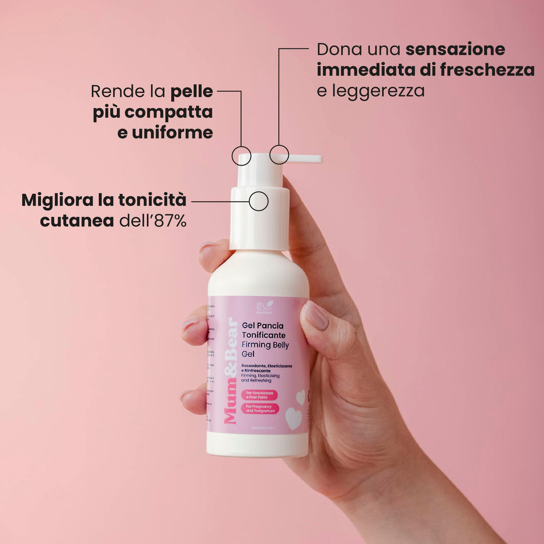 Gel Pancia Tonificante Mamma - Rassodante, Elasticizzante, Rinfrescante | Eco Bio Boutique