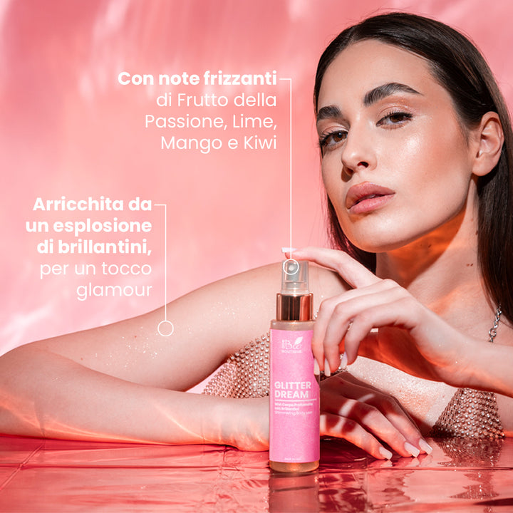 Glitter Dream - Mist Corpo Profumata con Brillantini | Eco Bio Boutique