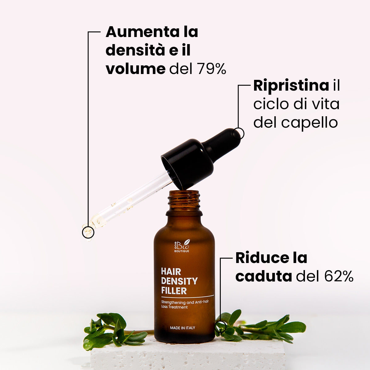Hair Density Filler - Trattamento Rinforzante e Anticaduta Capelli | Eco Bio Boutique