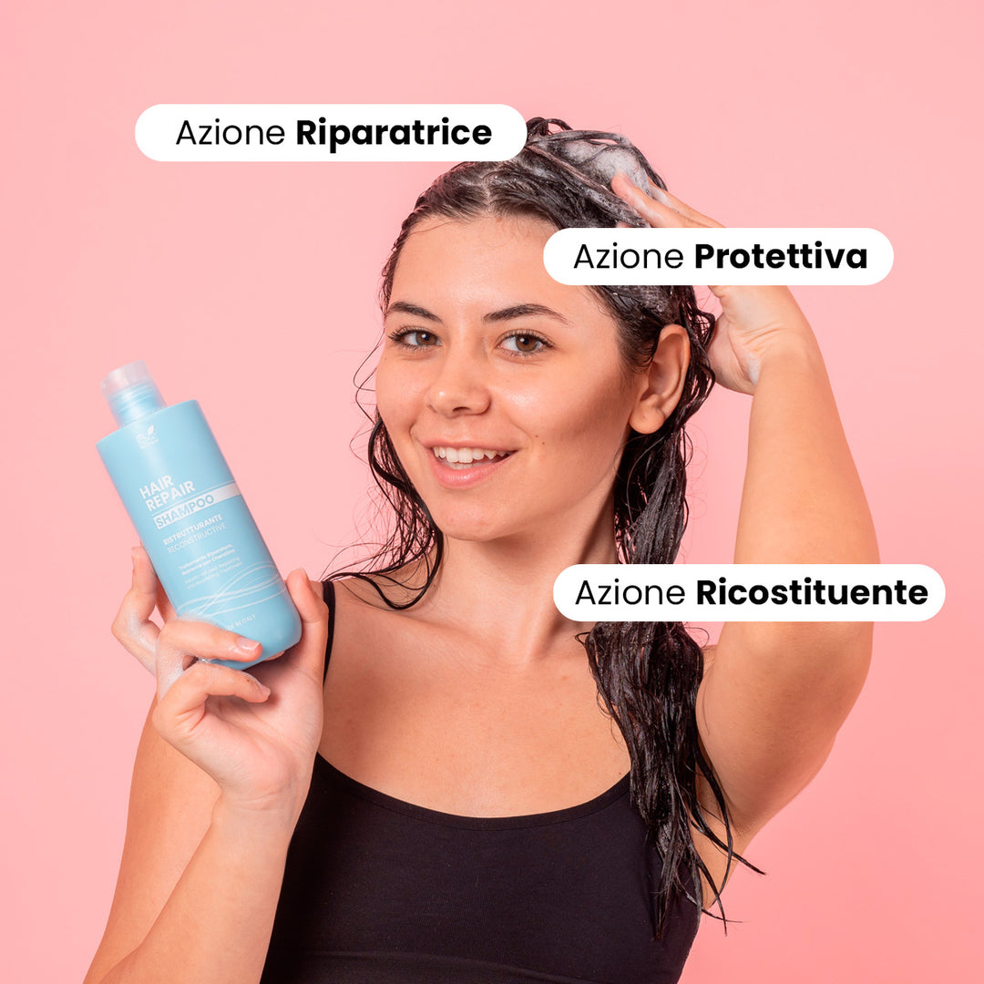 Shampoo Riparatore, Nutriente - con Cheratina | Eco Bio Boutique