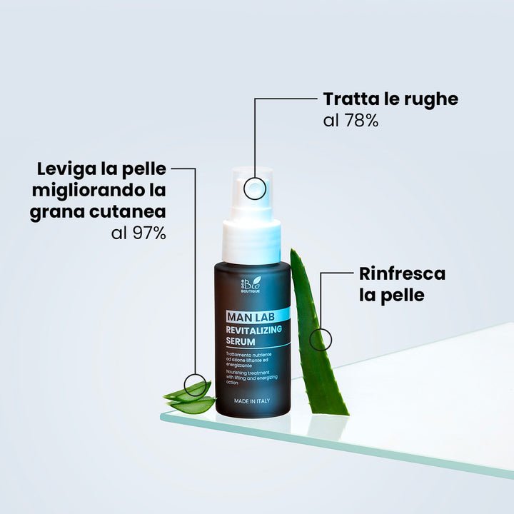 Siero Viso Uomo - Nutriente, Liftante, Energizzante | Eco Bio Boutique