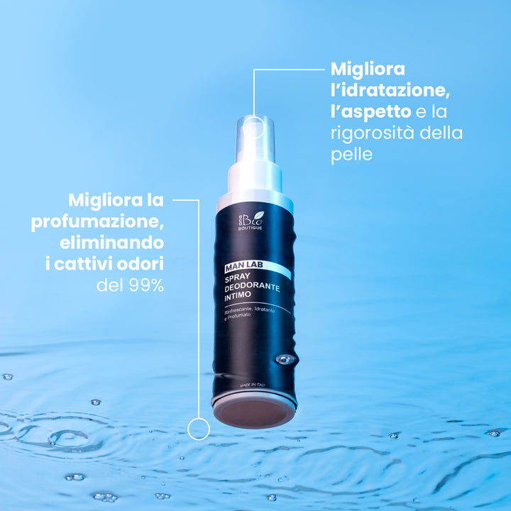 Spray Deodorante Intimo Uomo - Rinfrescante, Idratante, Profumato | Eco Bio Boutique