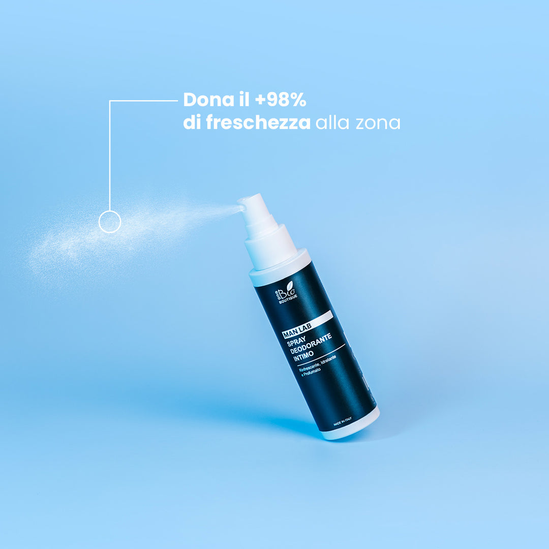 Spray Deodorante Intimo Uomo - Rinfrescante, Idratante, Profumato | Eco Bio Boutique