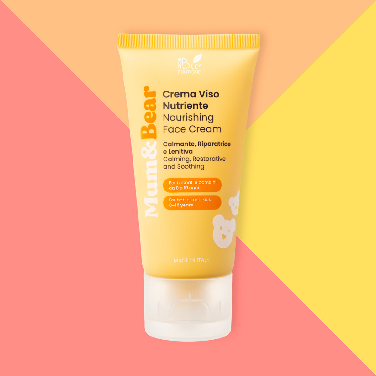 Crema Viso Nutriente Baby & Kids - Calmante, Riparatrice, Lenitiva | Eco Bio Boutique