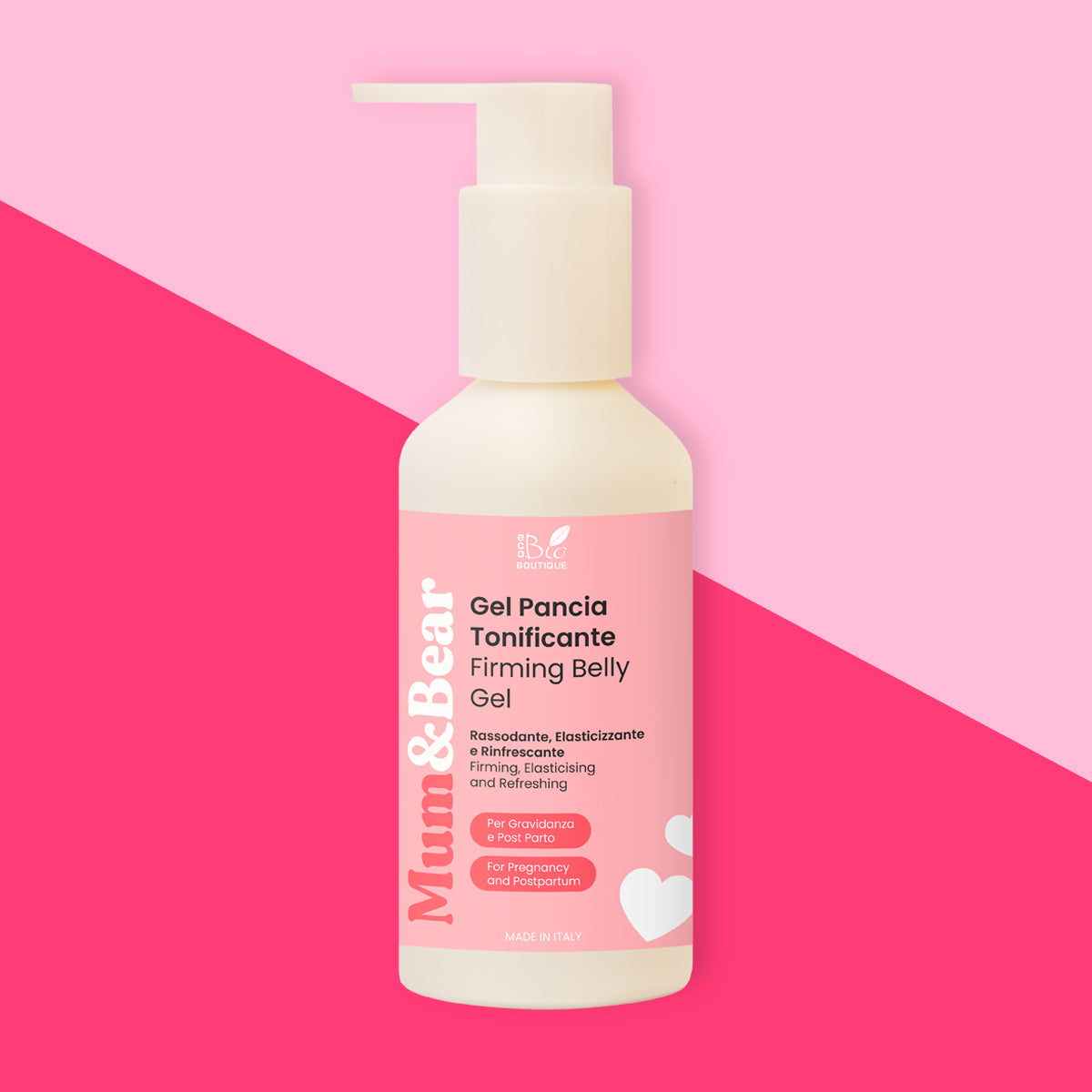 Gel Pancia Tonificante Mamma - Rassodante, Elasticizzante, Rinfrescante | Eco Bio Boutique