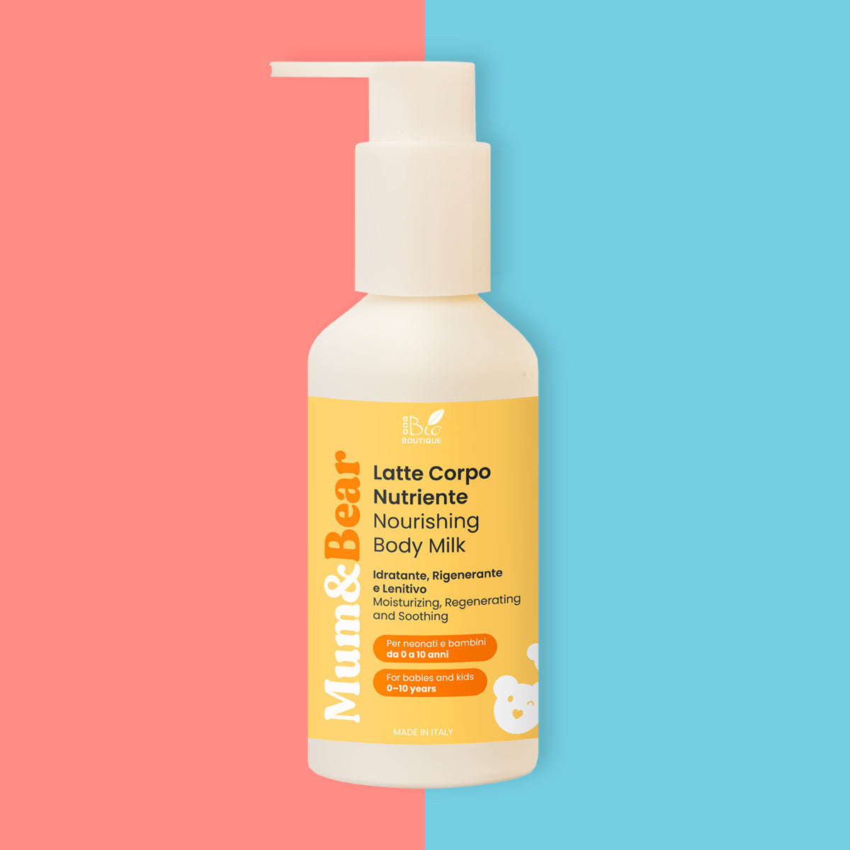 Latte Corpo Nutriente Baby & Kids - Idratante, Rigenerante, Lenitivo | Eco Bio Boutique