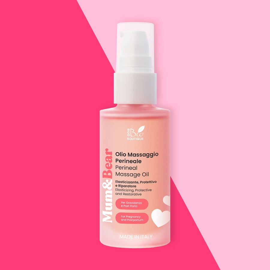 Olio Massaggio Perineale Mamma - Elasticizzante, Protettivo, Riparatore | Eco Bio Boutique