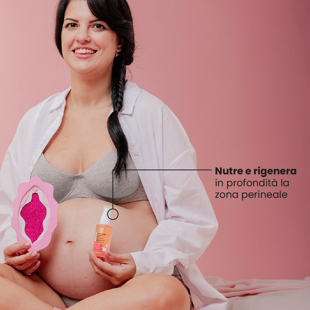 Olio Massaggio Perineale Mamma - Elasticizzante, Protettivo, Riparatore | Eco Bio Boutique
