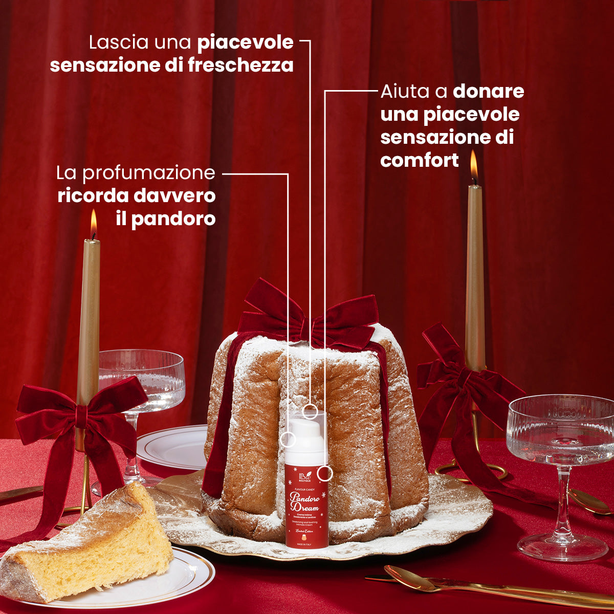 Pandoro Dream - Crema Intima dalla fragranza dolce e irresistibile al Pandoro | Eco Bio Boutique