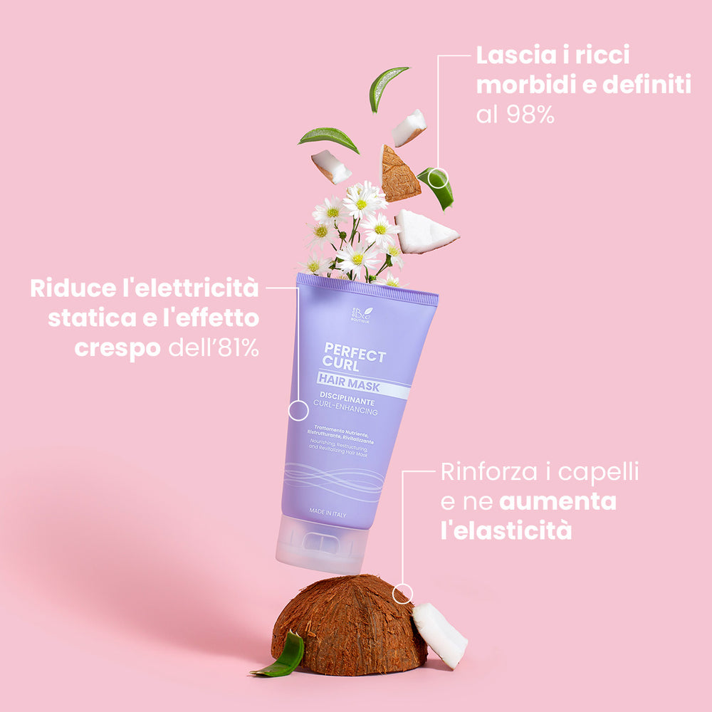 Maschera Capelli Ricci - Nutriente, Ristrutturante e Rivitalizzante | Eco Bio Boutique