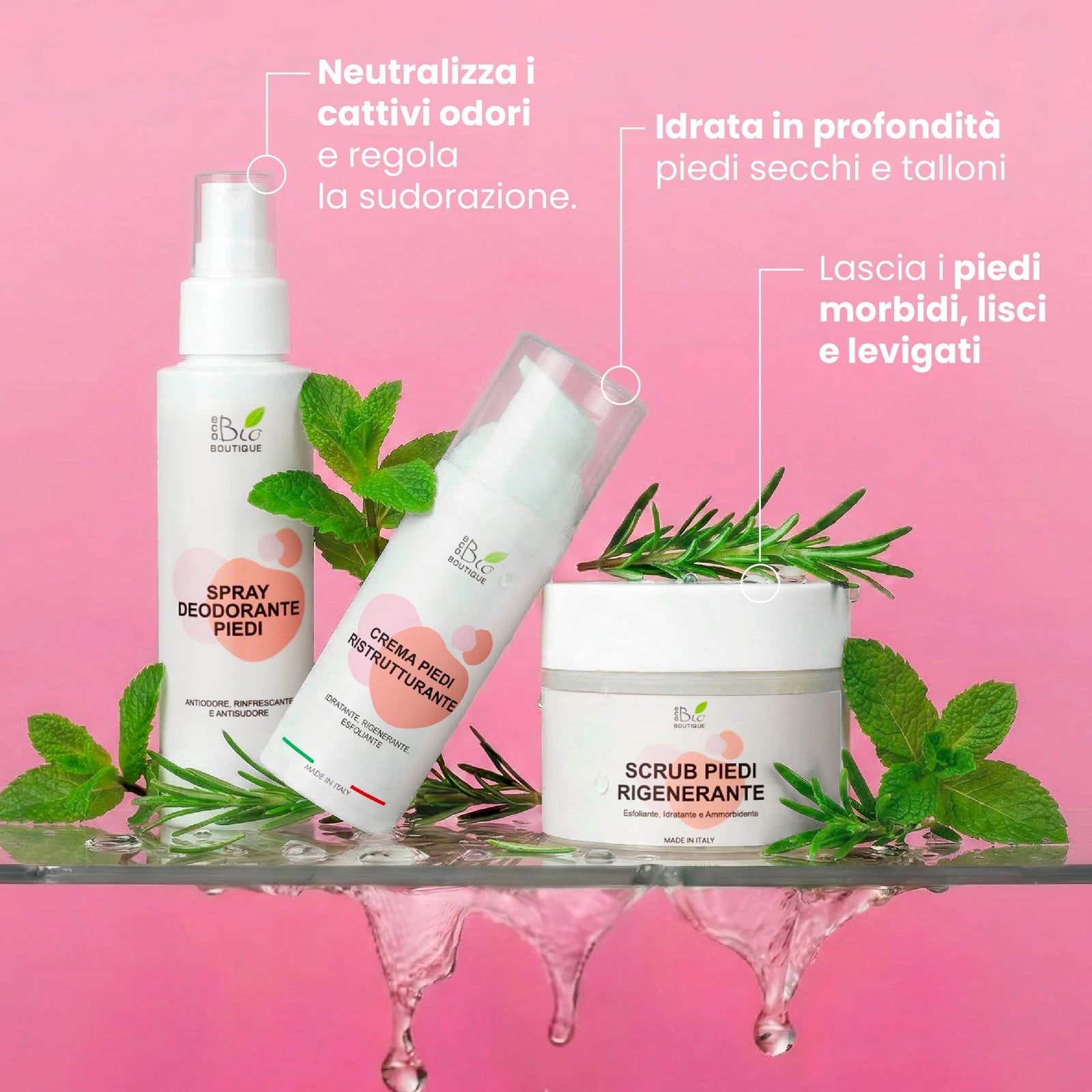 Piedi Perfetti Pro Kit - Per piedi morbidi, curati e profumati | Eco Bio Boutique