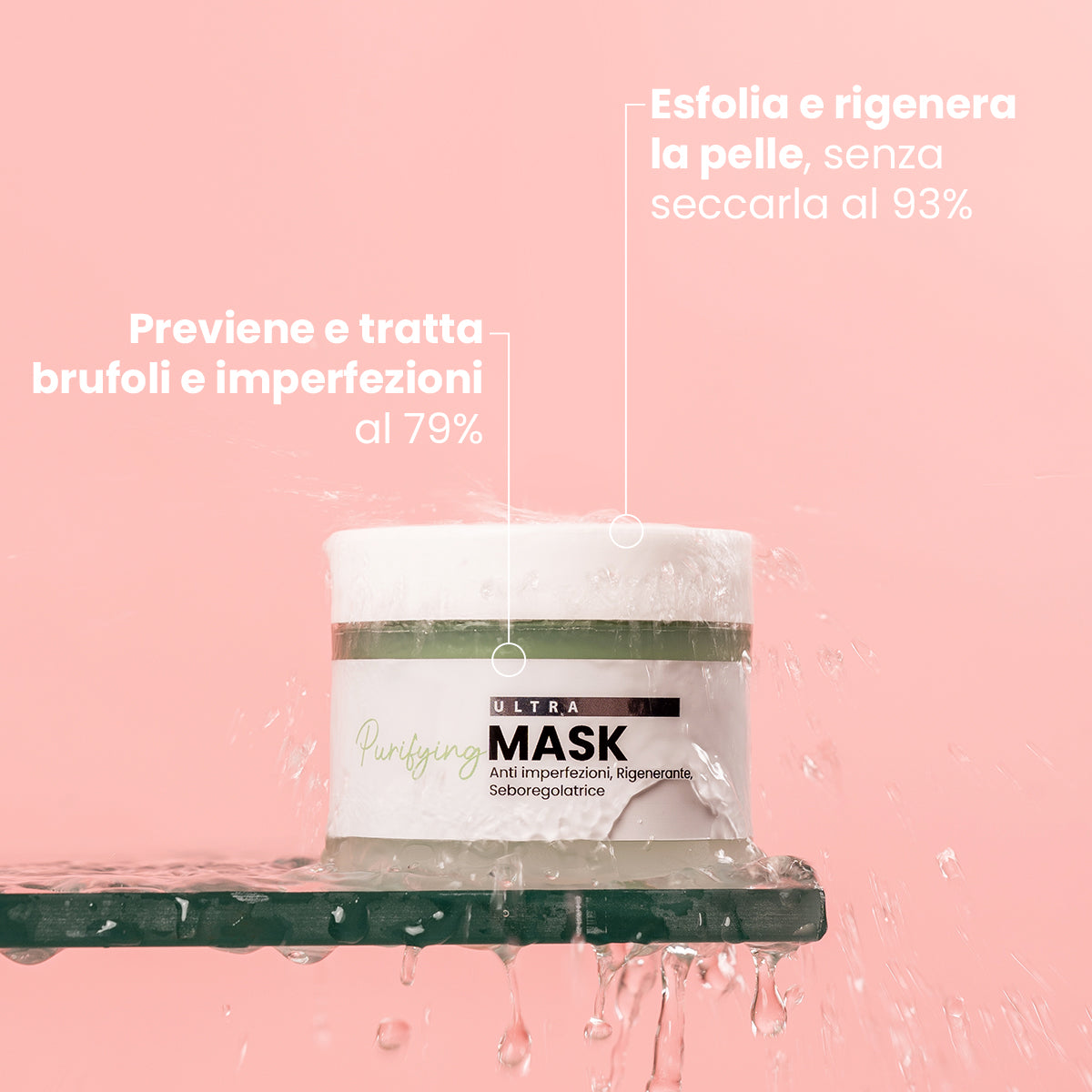 Ultra Purifying Mask - Maschera Viso Anti imperfezioni, Rigenerante, Seboregolatrice | Eco Bio Boutique