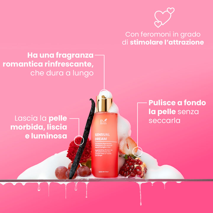 Sensual Dream - Detergente Corpo ai feromoni con sensuali note di Vaniglia | Eco Bio Boutique