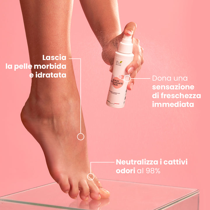 Spray Deodorante Piedi - Antiodore, Rinfrescante, Antisudore | Eco Bio Boutique