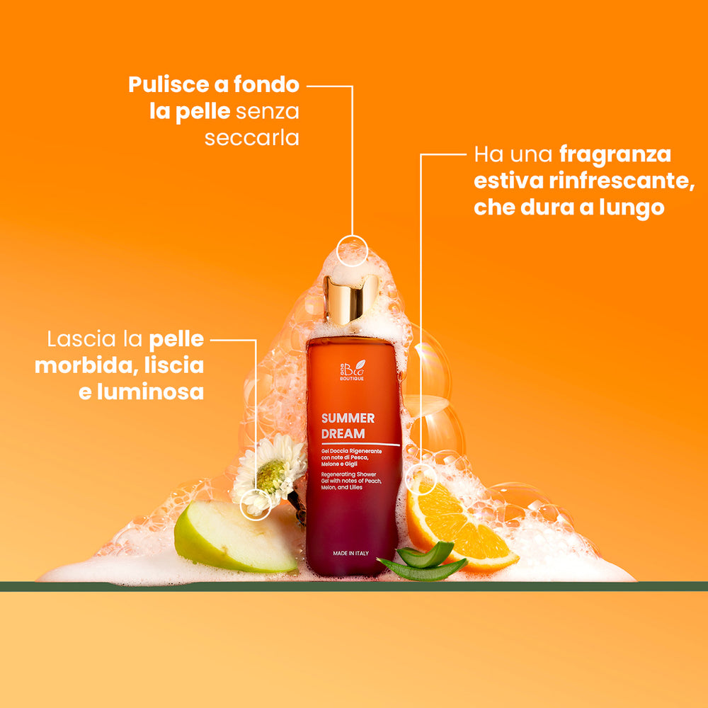 Summer Dream - Detergente Corpo Rigenerante con note esotiche e rinfrescanti | Eco Bio Boutique